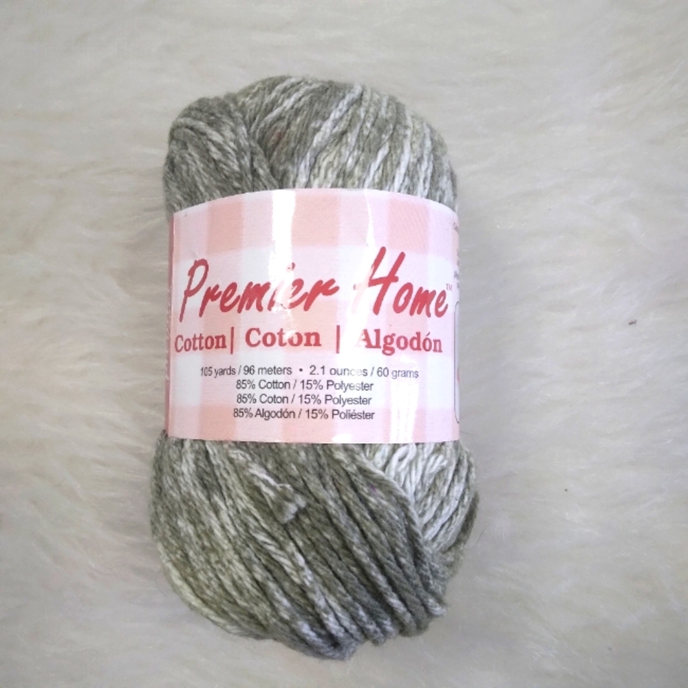 YARN Premier Home Cotton Yarn in Olive Splash